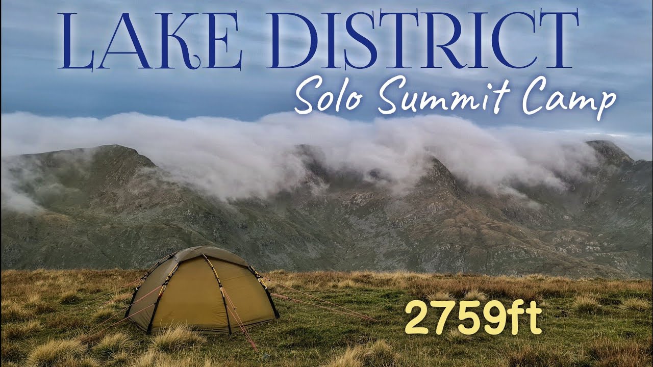 WOW!! St Sunday Crag Summit Camp - UK Lake District