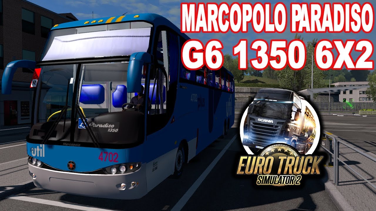 ETS2 1.35 | Bus Passenger Mod | Marcopolo Paradiso G6 1350 6X2 | ( G29 + Shifter + Wheel Cam )
