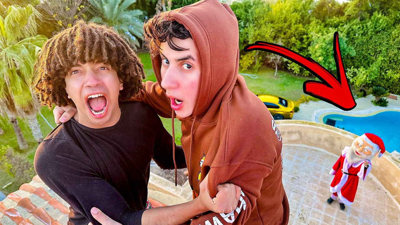 بابا نويل هجم علي الفيلا الجديده 😱