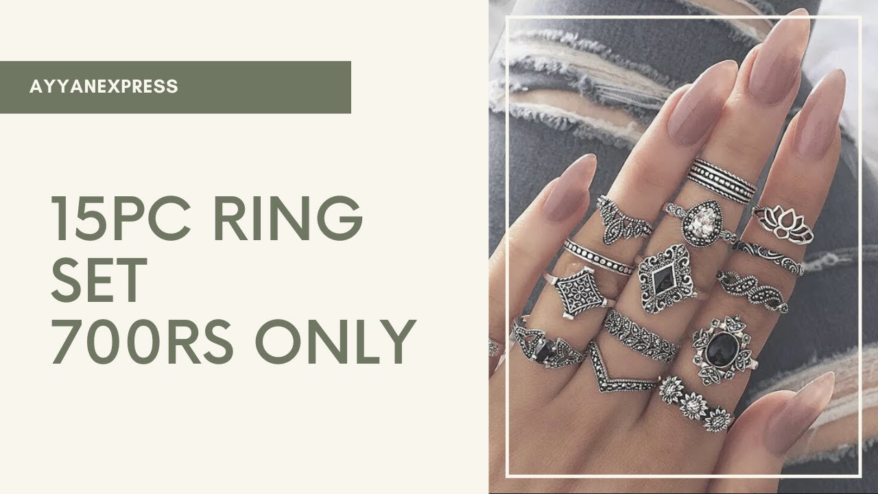 15pc Ring Set