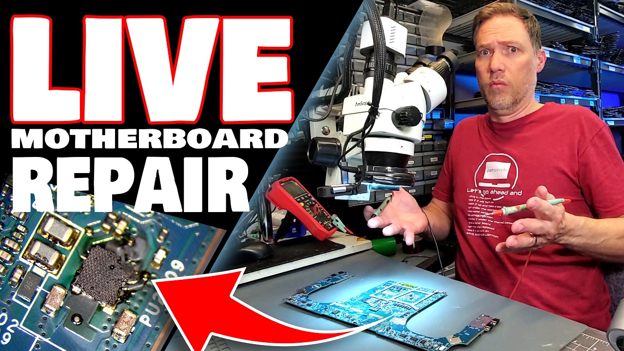 LIVE Motherboard Repair, But Chat Chooses The Repair!