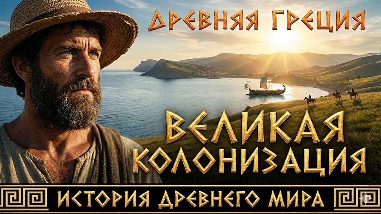 ВЕЛИКАЯ ГРЕЧЕСКАЯ КОЛОНИЗАЦИЯ: Как греки освоили Причерноморье и встретили скифов 🌊 История 5 класс