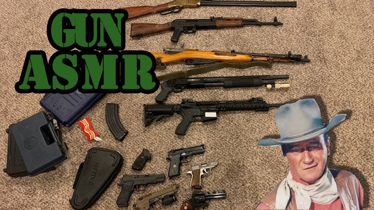 GUN ASMR 4, Relaxing Sounds of Rifles, Shotgun, Pistols, Revolvers