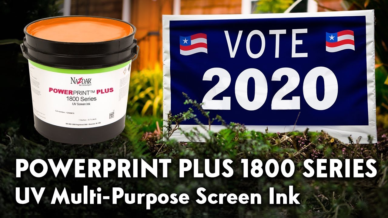 Nazdar PowerPrint Plus 1800 Series UV Screen Ink