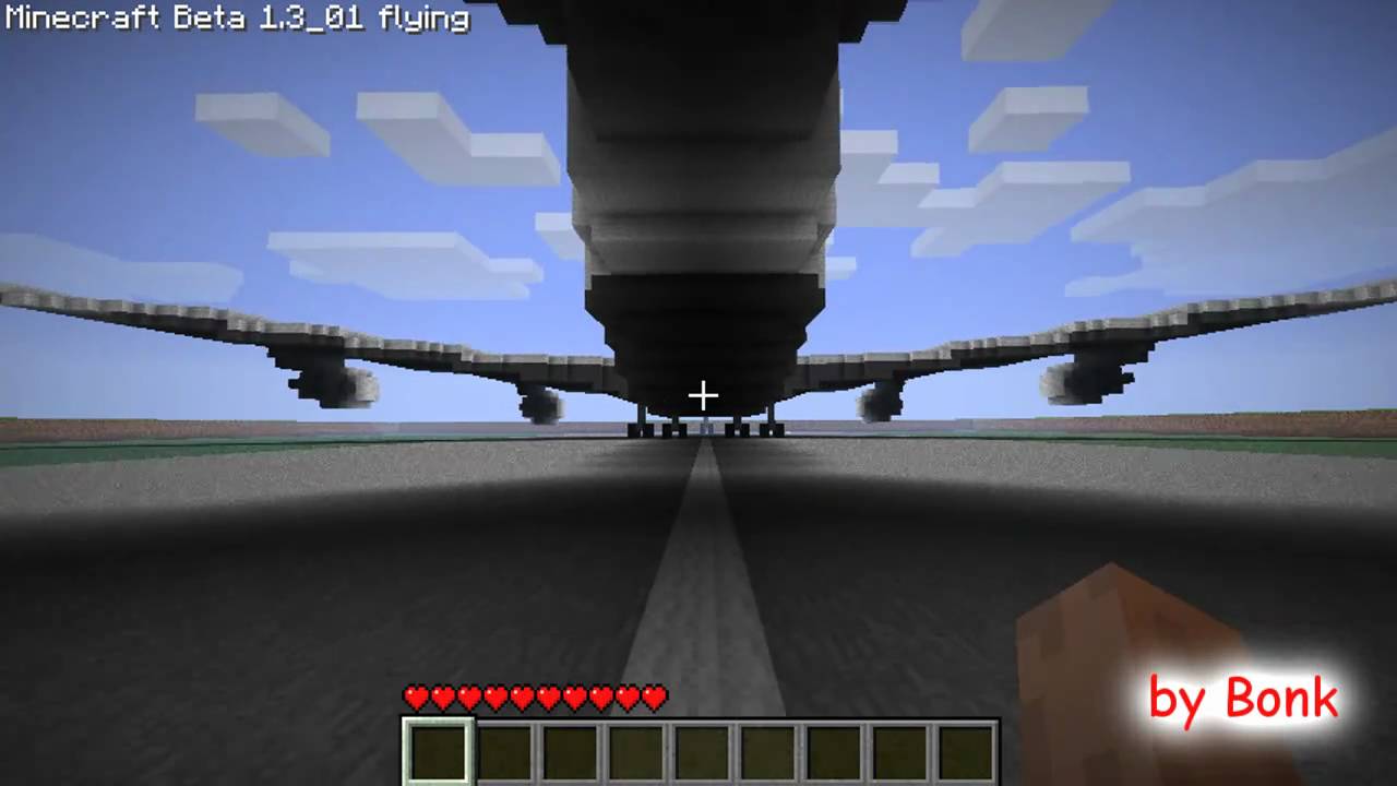 Minecraft Airplane Boeing 747-200