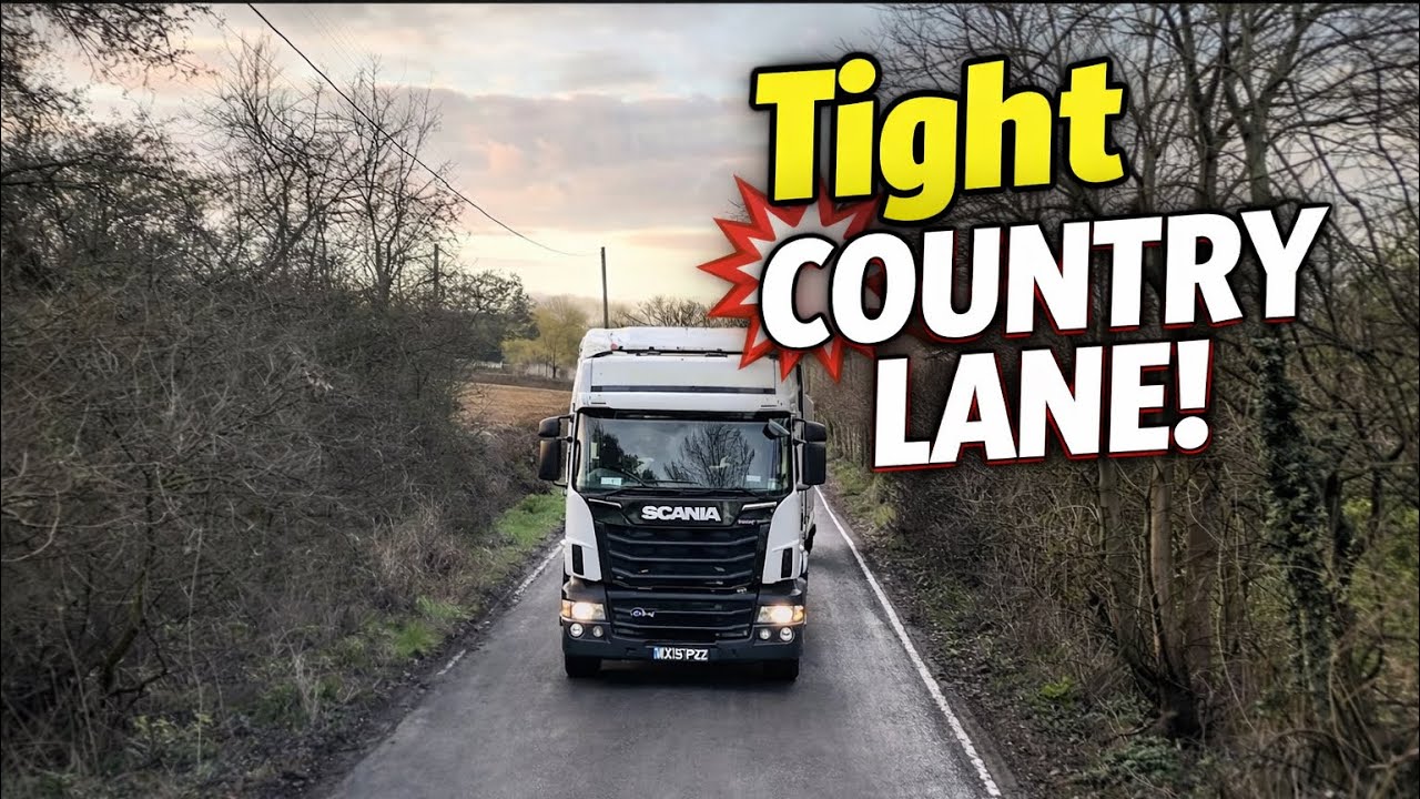 Sat Nav Sent My HGV Down THIS Road… Big Mistake 