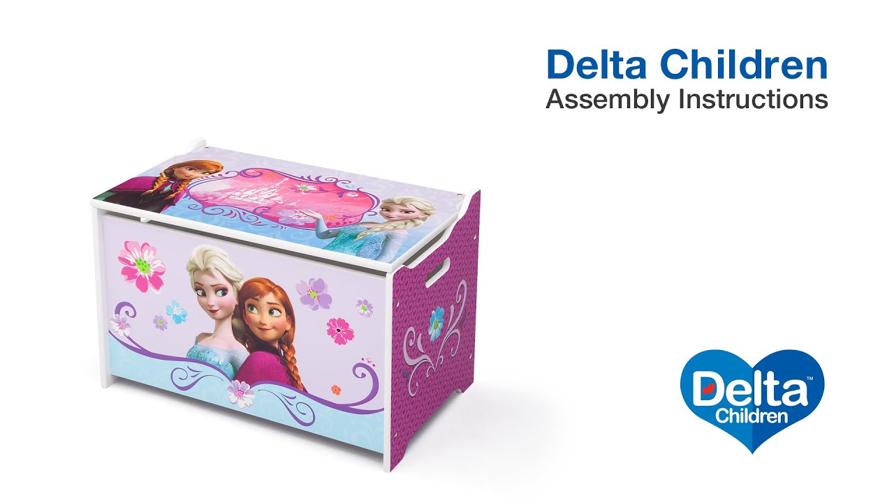 Delta Children Toy Box Assembly Video