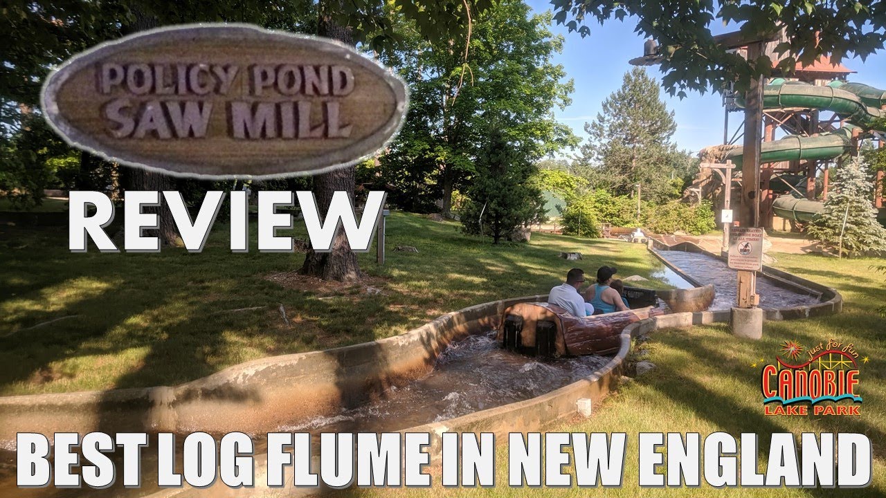 Policy Pond Log Flume Review, Canobie Lake Park | Best Log Ride in New England!