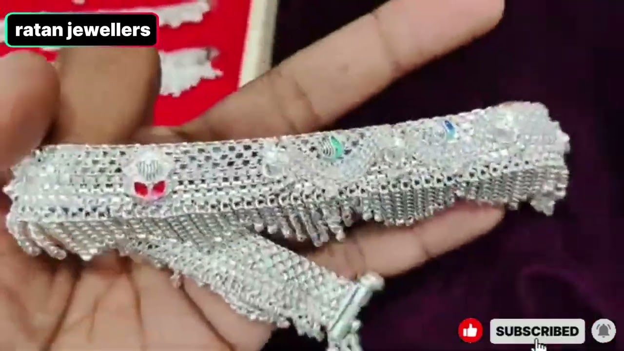parda payal | Letest dulhan payal design | price or weight ke sath dekhe #silver 