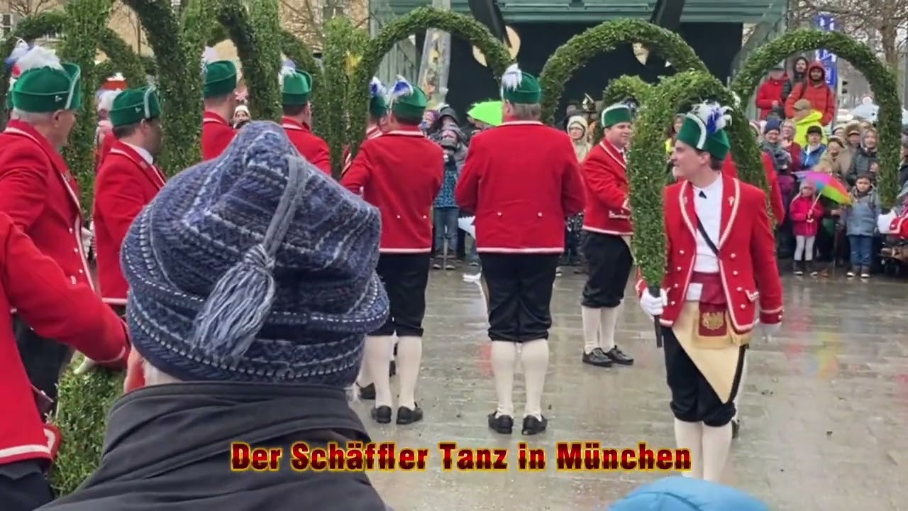 Der berühmte Schäffler Tanz der alle 7 Jahre in München stattfindet 🍻🕺🇩🇪