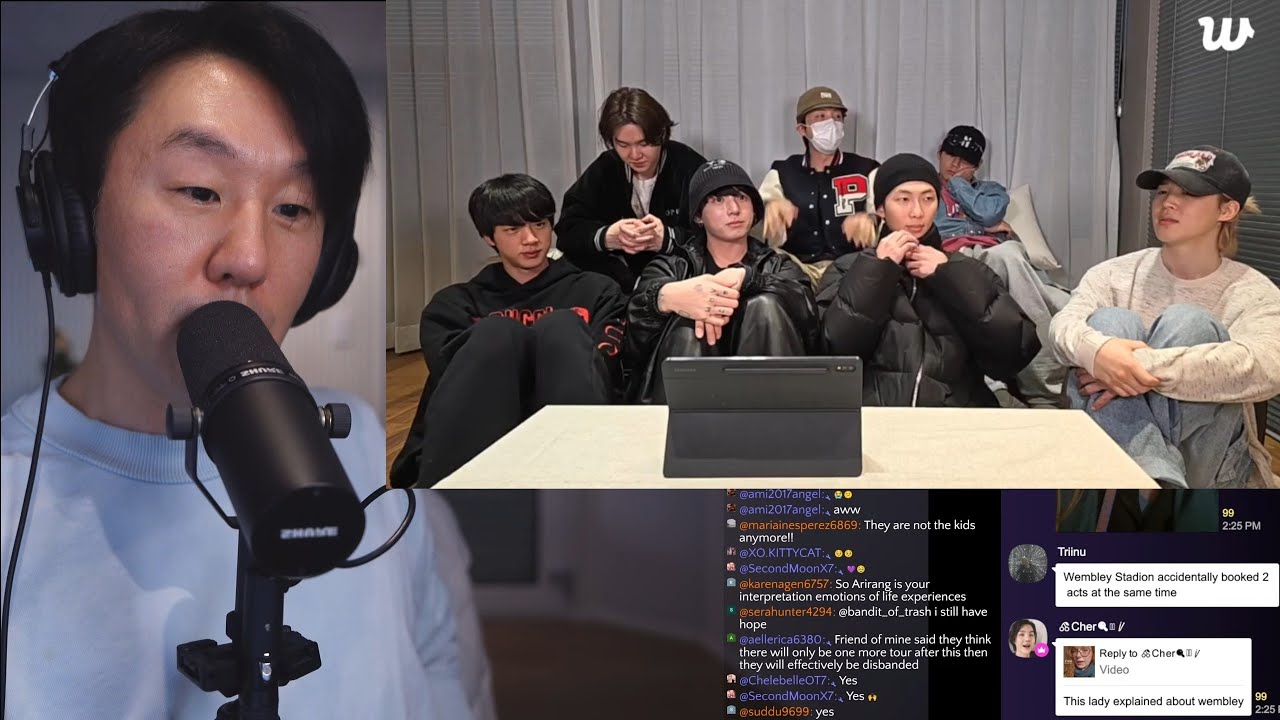 DJ REACTION to BTS OT7 ARIRANG WEVERSE LIVE