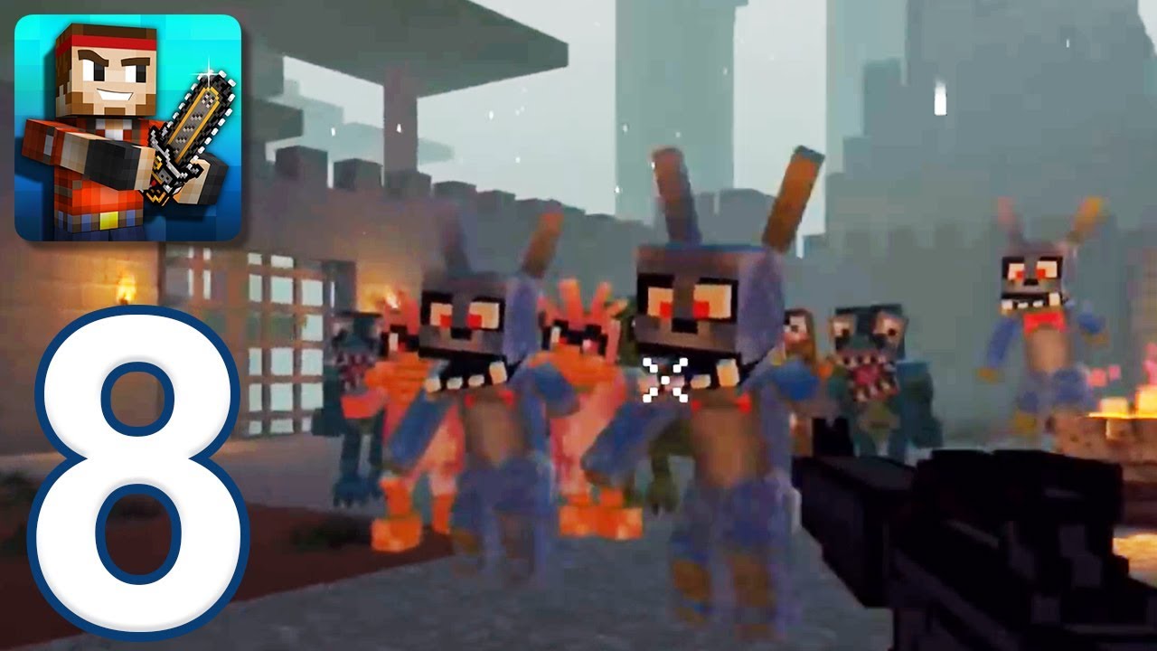 Pixel Gun 3D - Gameplay Walkthrough Part 8 - Arena: Waves 1-10 (iOS, Android)