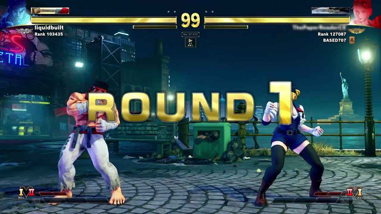 Street Fighter V CE Ryu vs Lucia