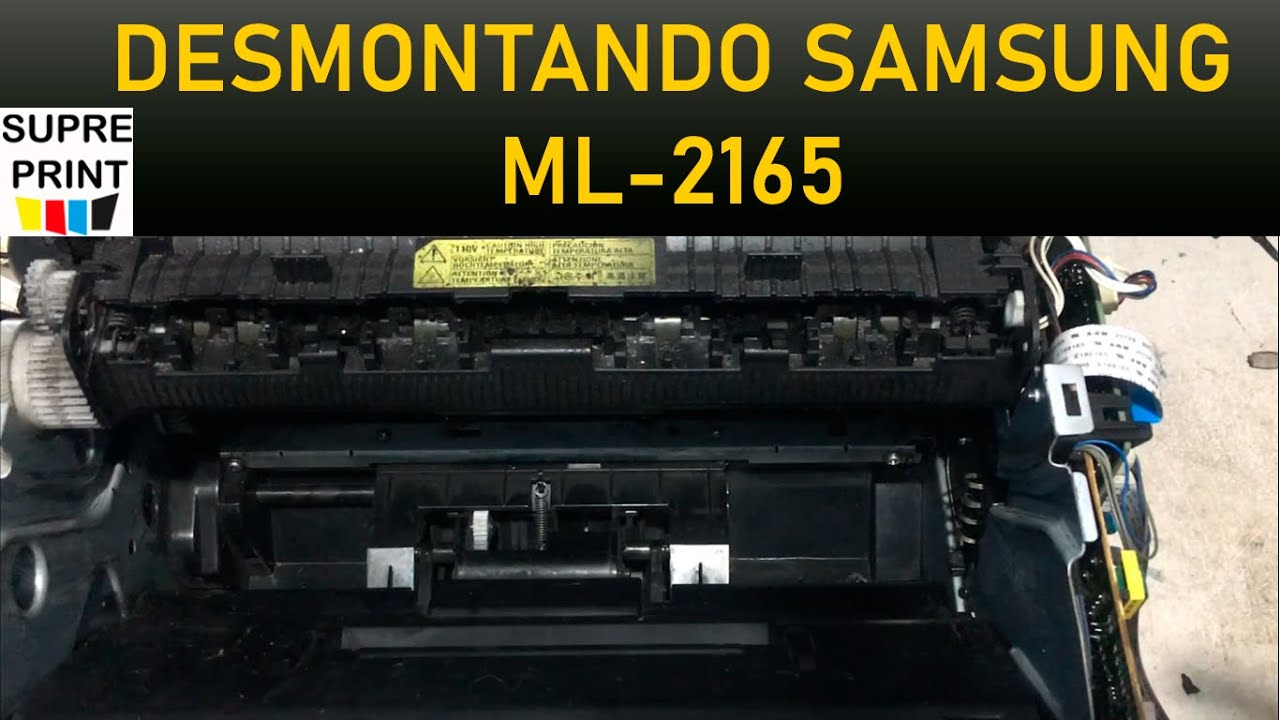 DESMONTANDO SAMSUNG ML-2165