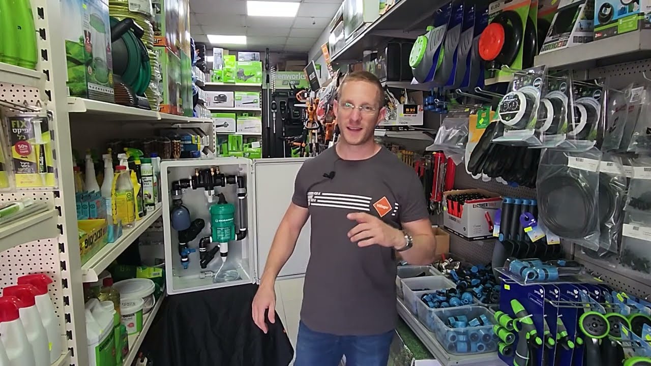 ארון השקיה עם מדשנת כולל בקר השקיה Galcon