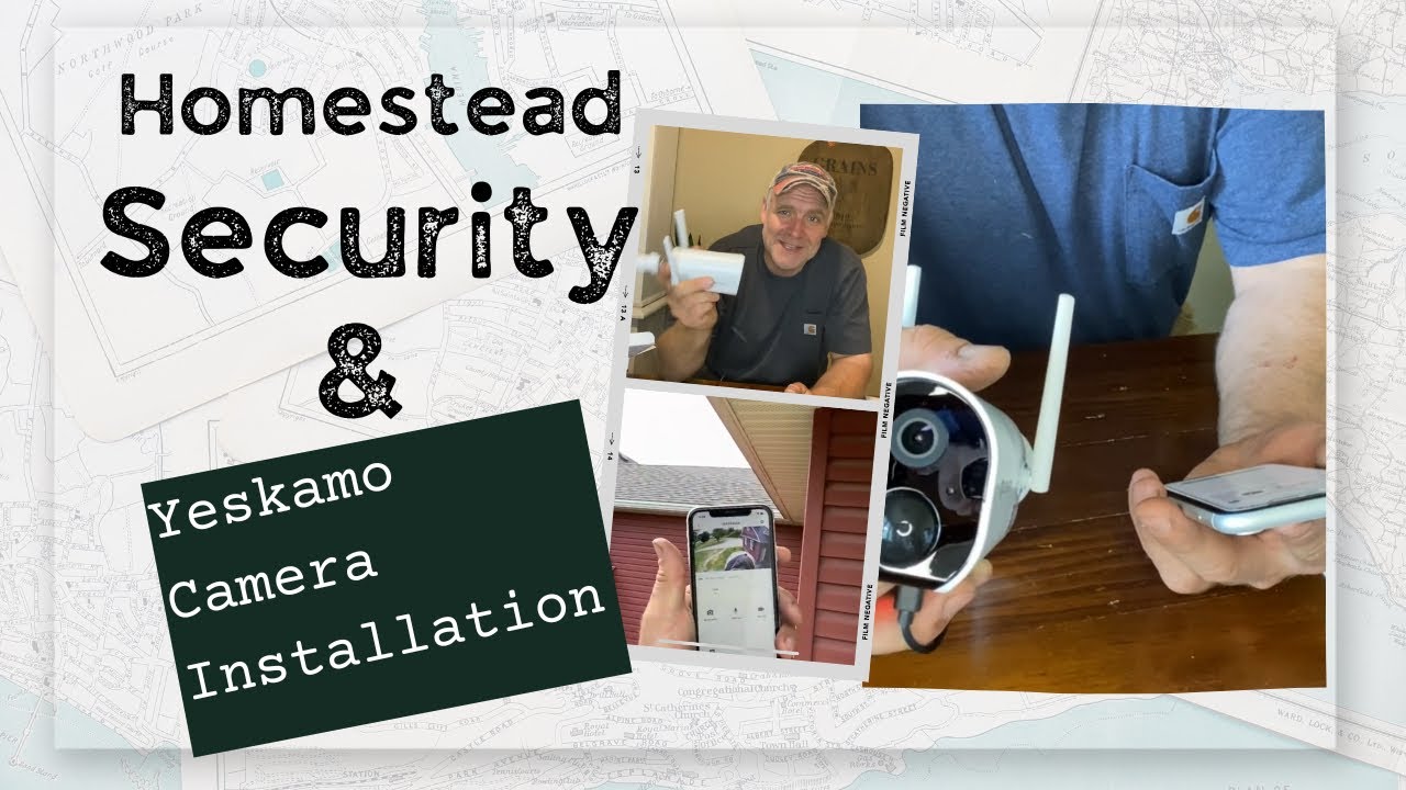 Installing and reviewing Yeskamo Wireless Wi-Fi security camera￼￼