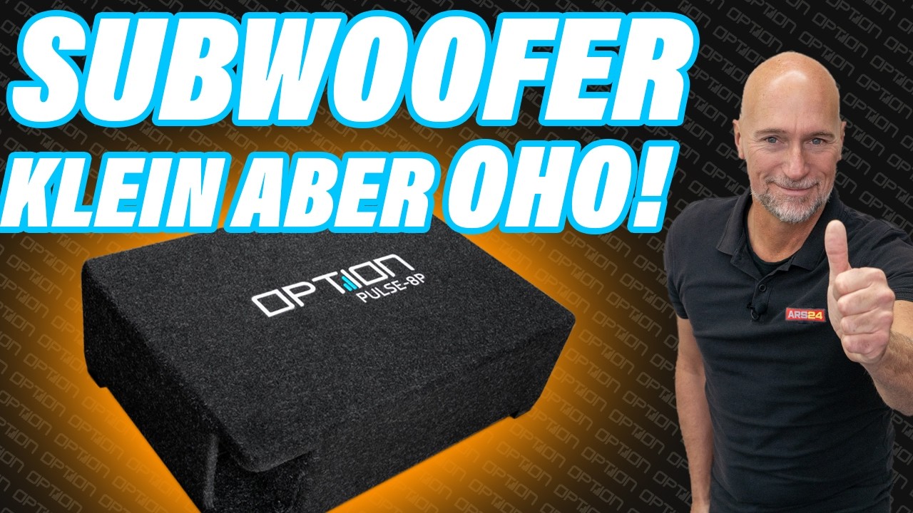 So holst du dir satten Bass in dein Auto | Option PULSE-8P | Downfiring Bassreflex Subwoofer