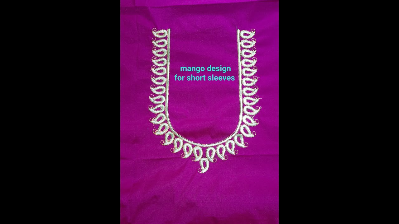 Mango Design on Embroidery Machine 