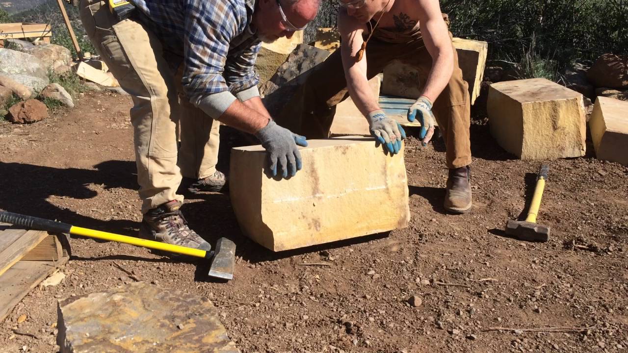 Trowe & Holden Tool for Splitting Dense Colorado Sandstone