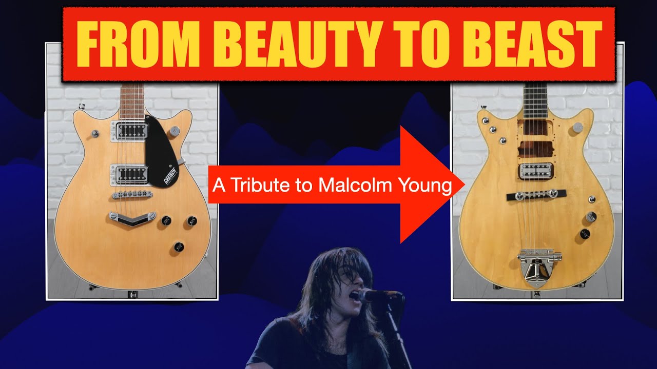 Turning a $500 Gretsch into a Malcolm Young BEAST