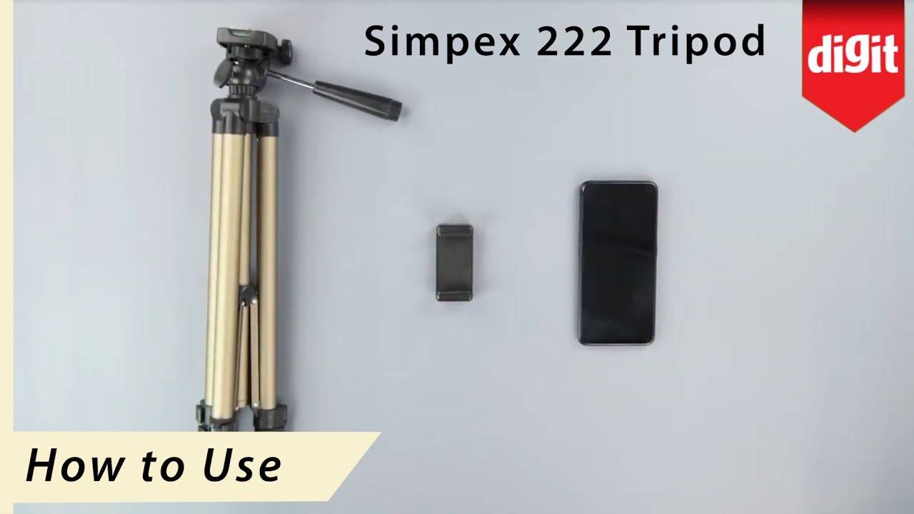 Simpex 222 professional tripod - How to Use