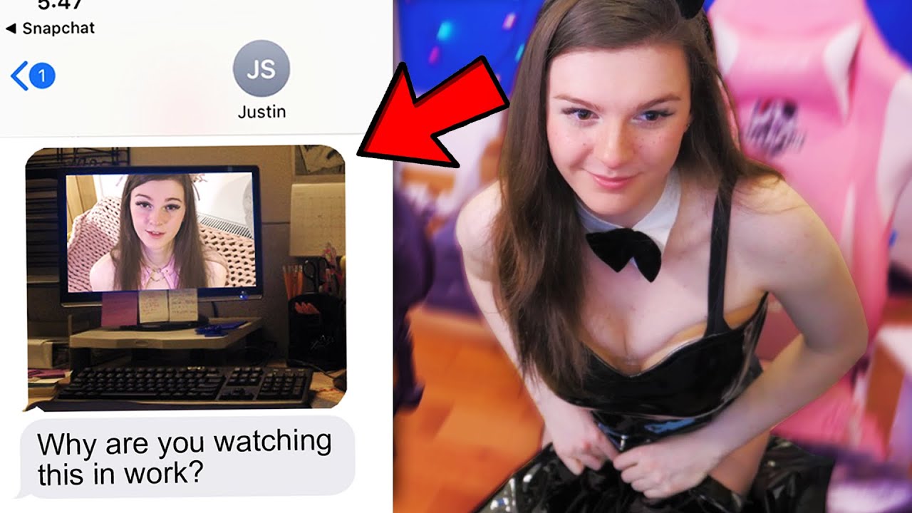 His Boss Caught Him Watching Me..