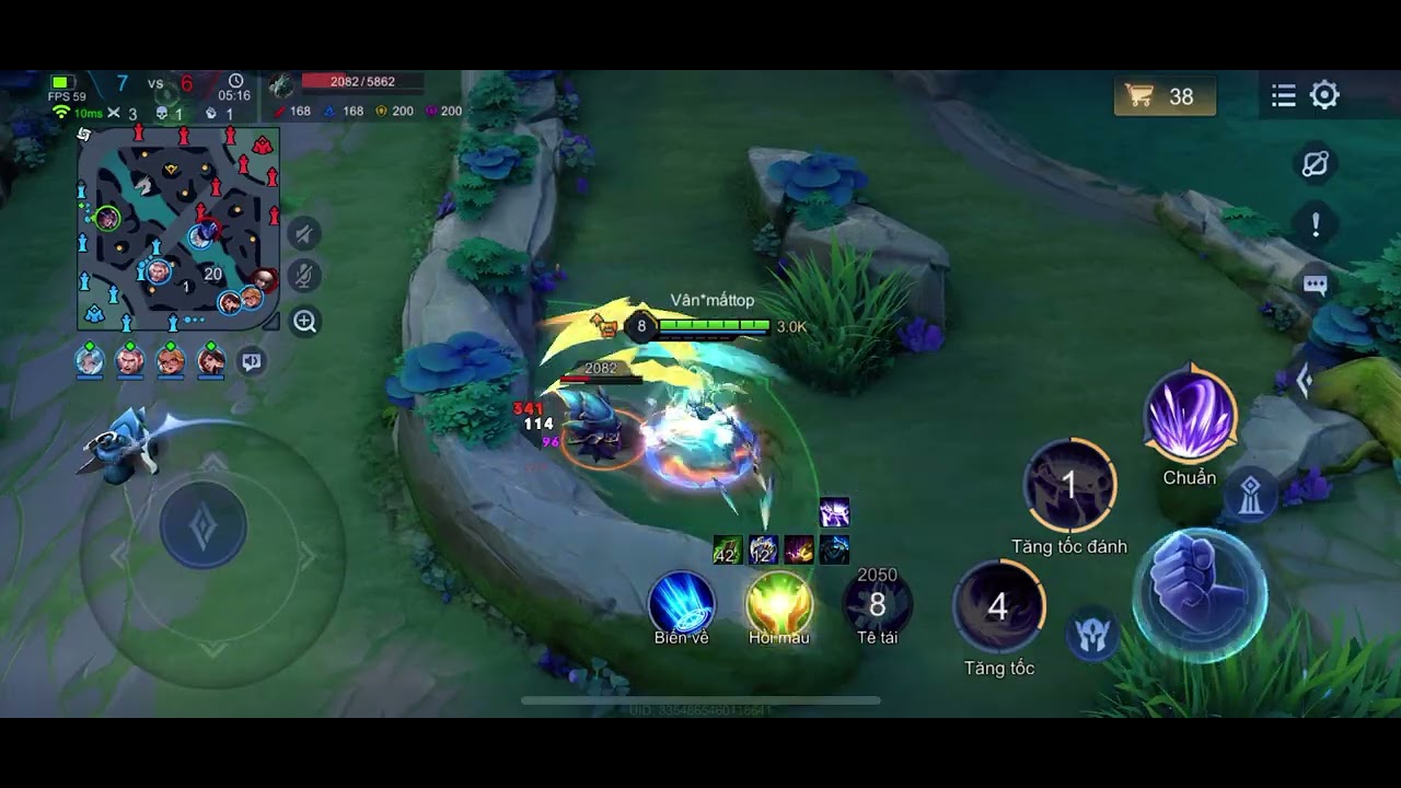 Liên quân mobile:đầu game sang cướp bùa và cái kết