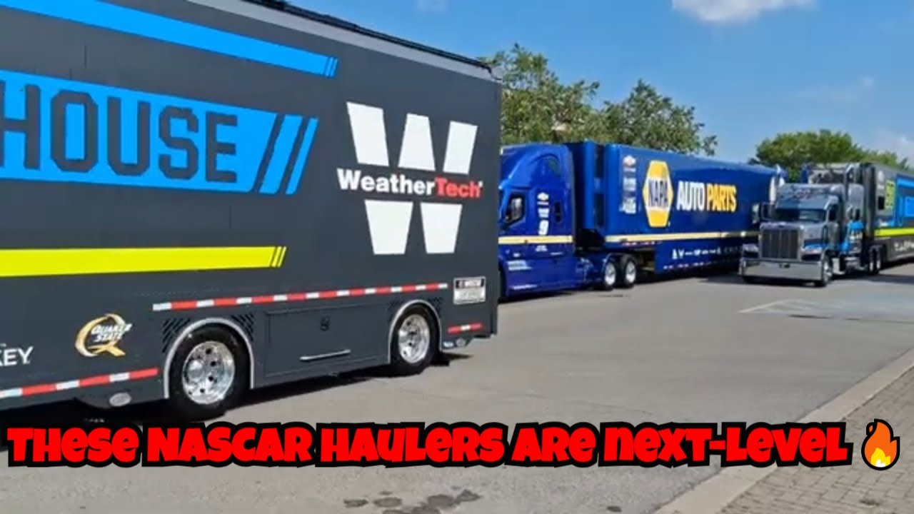2025 NASCAR Hauler Parade Takes Over Indy Before the Brickyard 400! 🇺🇸🏁 (INSANE Trucks)