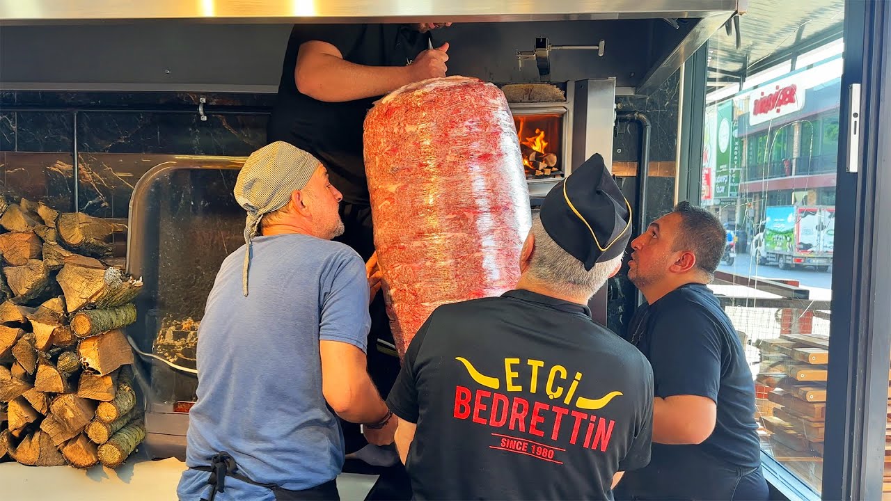Этот ресторан мяса продает 50 тонн кебаба и донера каждый месяц! Турецкая уличная еда