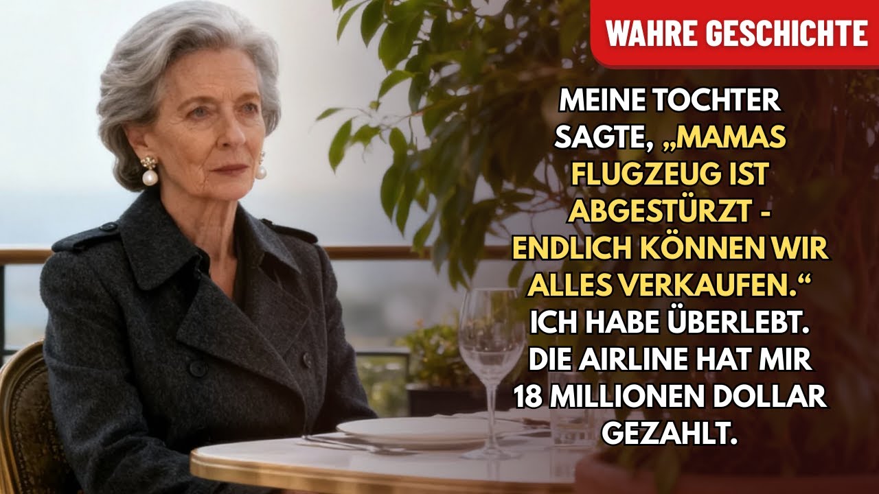 Tochter: „Mamas Flugzeug ist abgestürzt – endlich alles verkaufen.“ Ich habe überlebt. Die Airline