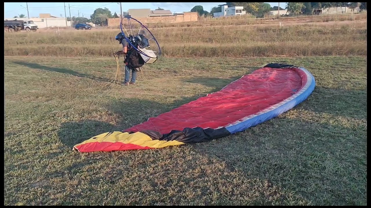 Pousos e Decolagens de Paramotor #parte 12