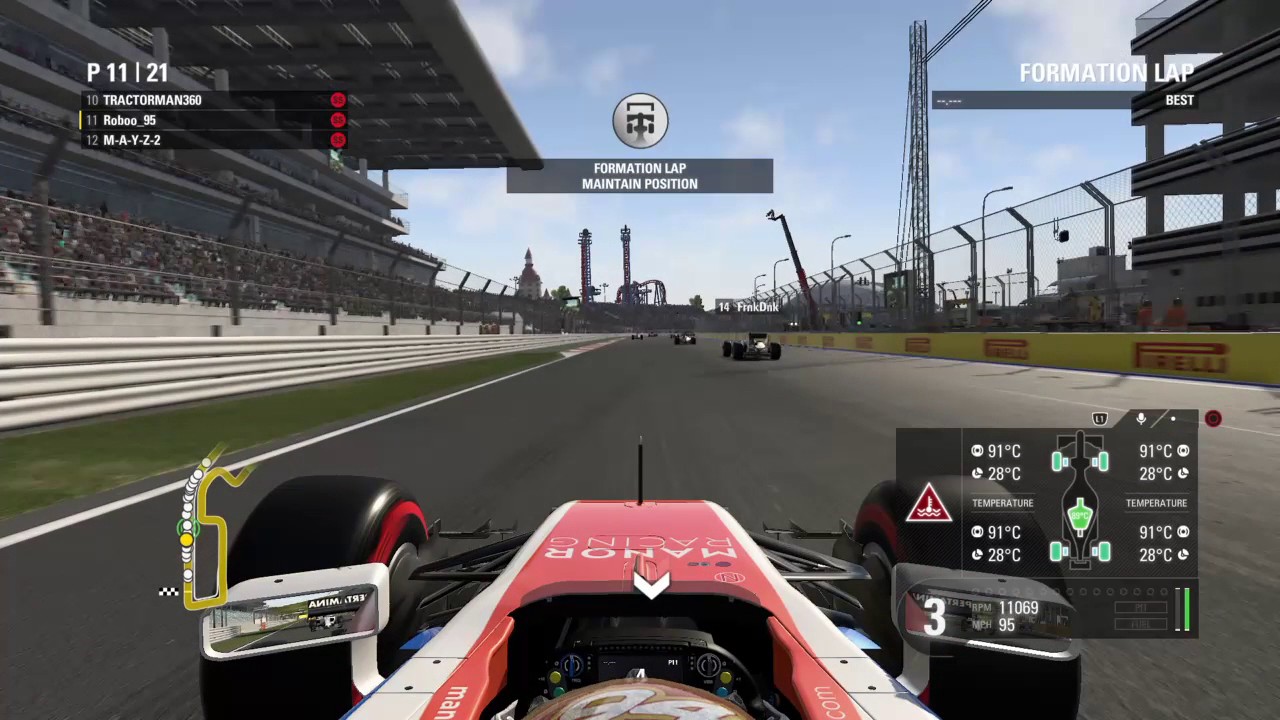 F1&trade; 2016 Formation Lap