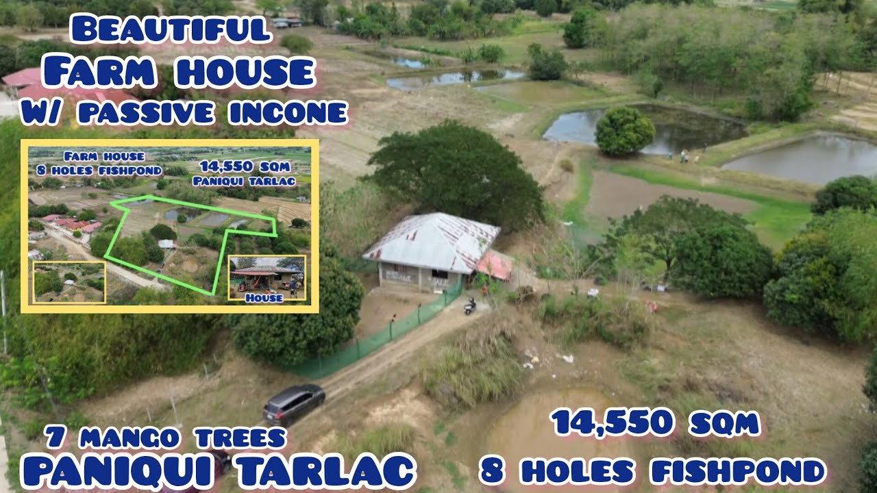 lot577  farm house w/ 8 holes fishpon perfect 4 farming, w/ returning of investment 14,550 sqm