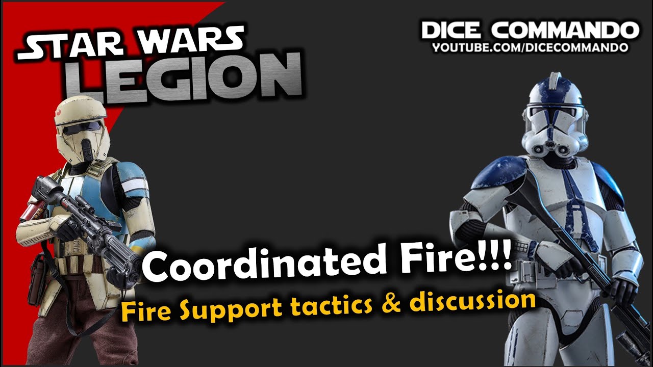Star Wars Legion | Coordinated Fire!!! Fire Support Tactics