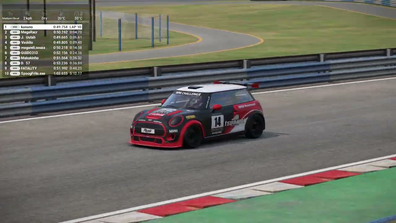 AMS2|P6 Low Fuel Motorsports Race #6|JCW Mini Cooper|Goiania Short