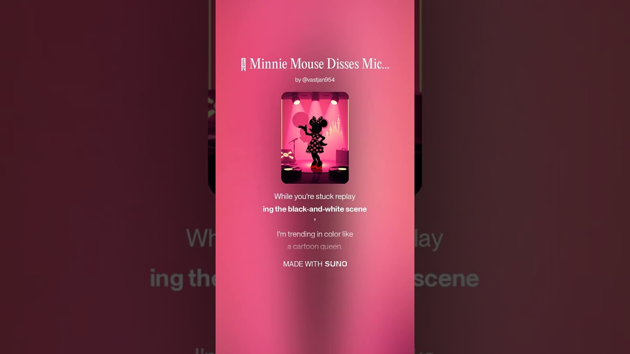 🎤 Minnie Mouse Disses Mickey Mouse