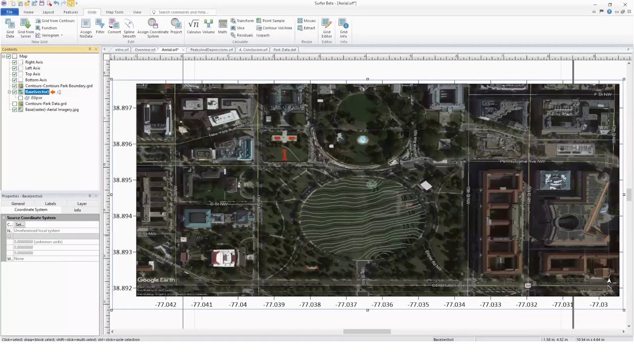 Оживите свои данные с помощью Google Earth и Surfer
