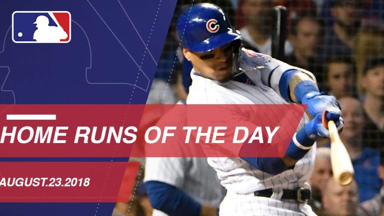 Watch all the home runs from August 23, 2018