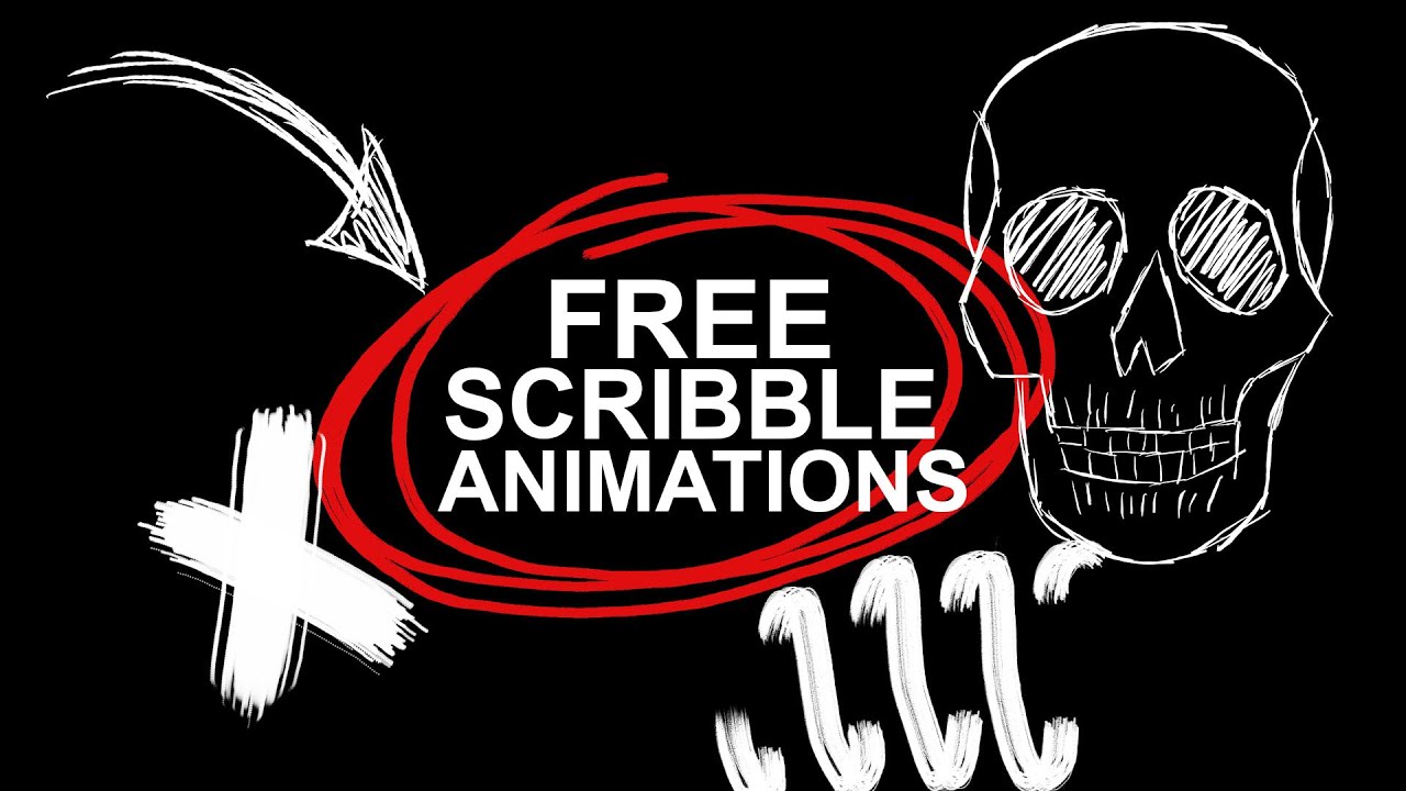 FREE Scribble ANIMATION Effects- No Plugins (Premiere Pro, FCP, Sony Vegas)