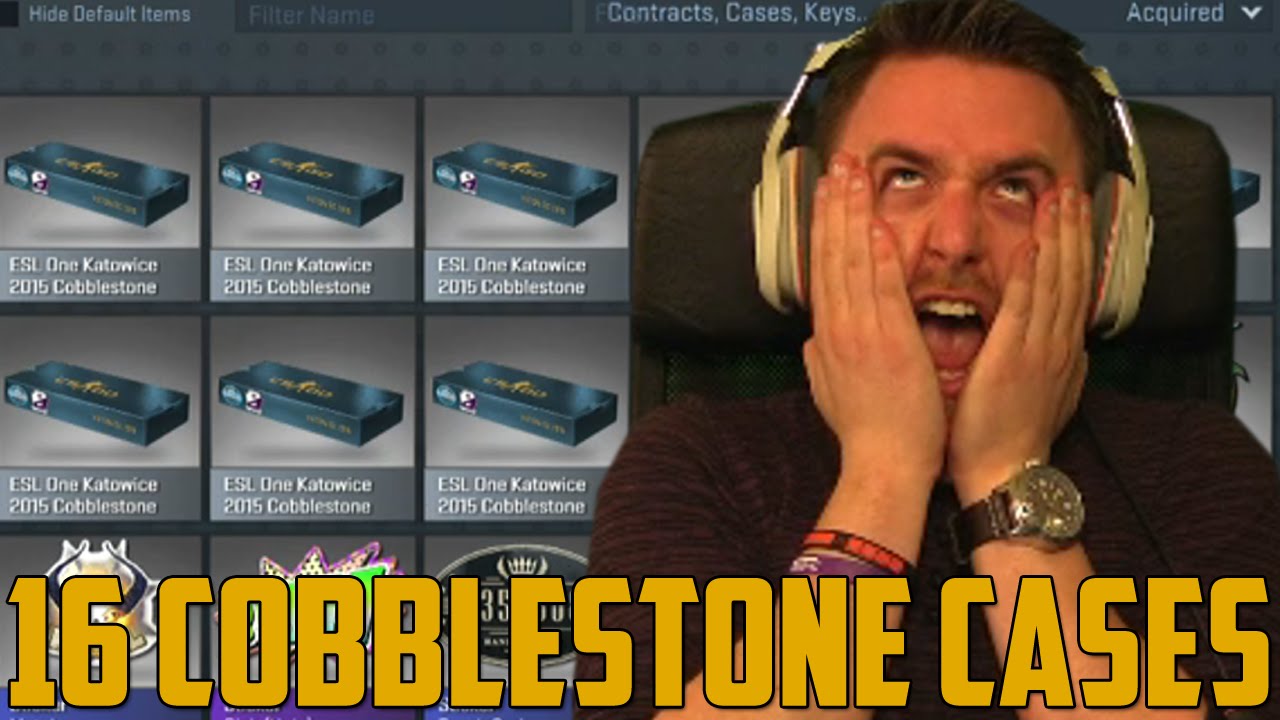 16 COBBLESTONE CASES! (CS:GO Case Opening)