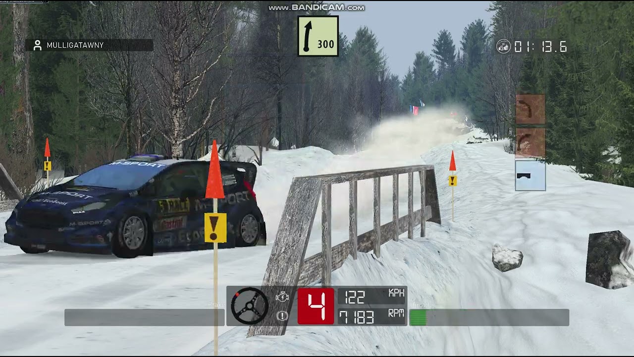 TRAMO SHAKEDOWN SUECIA TORSBY RBR FORD FIESTA WRC 2014 TEST