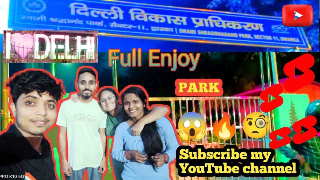Dwarka sec 11 Park | Full Enjoy|Delhi |Full video Jarur Dekhe #@JeetKlove #foryou #viral #vlog
