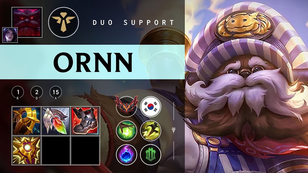 Ornn Support vs Bard - KR Grandmaster Patch 25.23