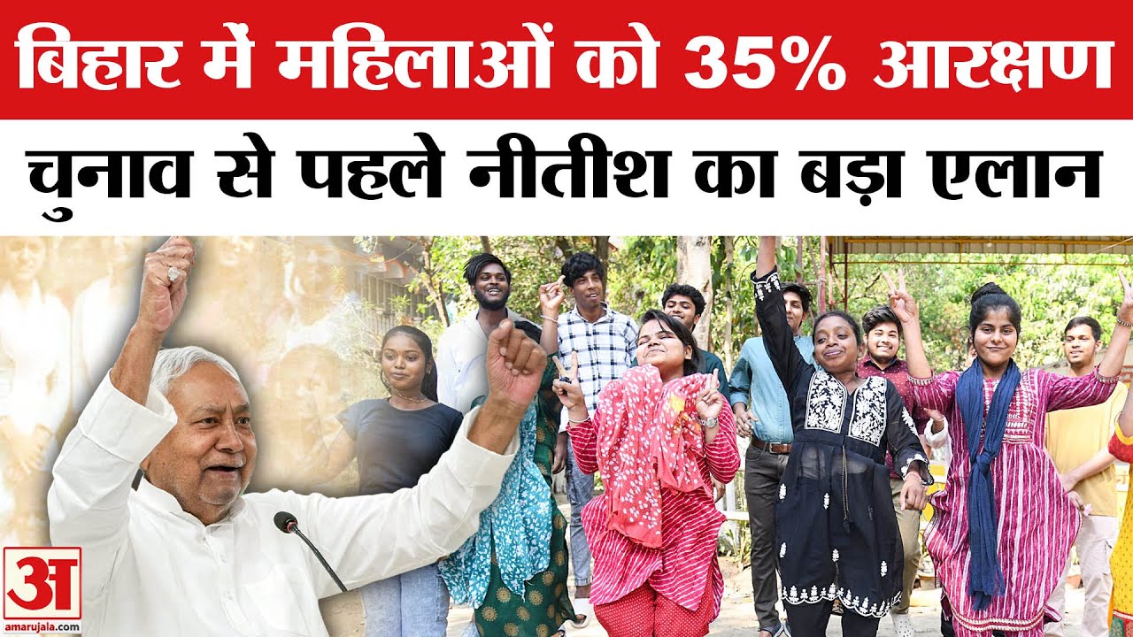 Nitish Cabinet Decision: महिला आरक्षण पर CM Nitish का बड़ा एलान | 35% Women Reservation in Bihar