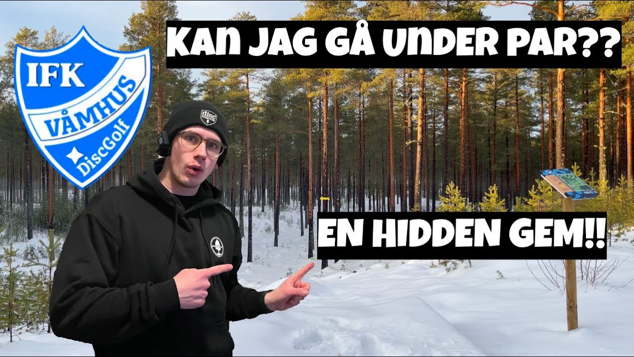 Spelar Våmhus Discgolfbana🥏 En hidden gem!