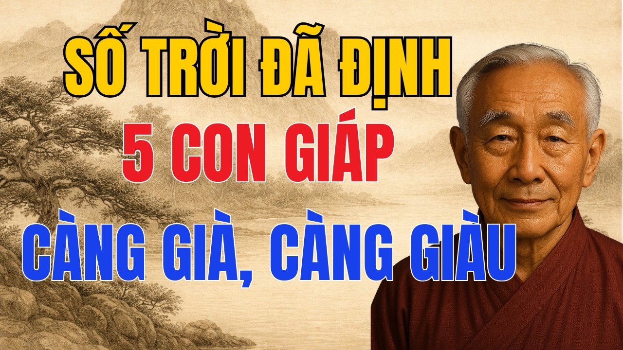 5 Con Giáp Càng Già Càng Giàu – Trời Sinh Có Số Hưởng Phúc Lớn Về Sau