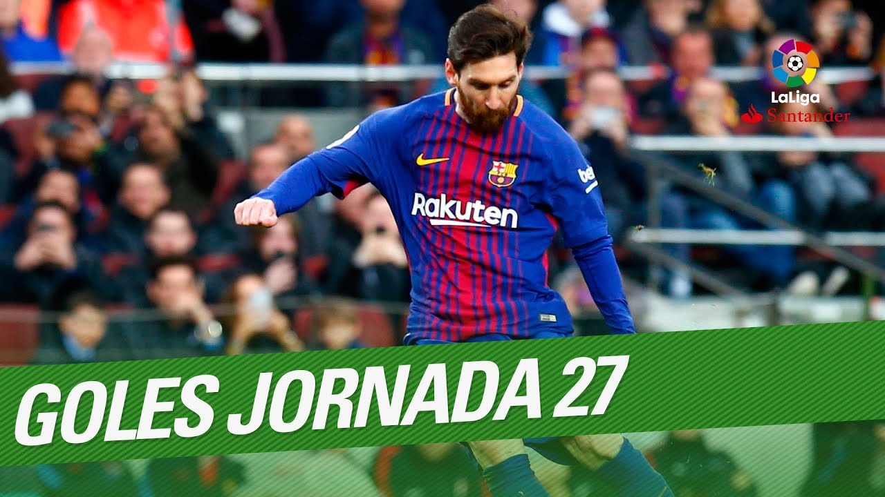 Todos los goles de la Jornada 27 de LaLiga Santander 2017/2018