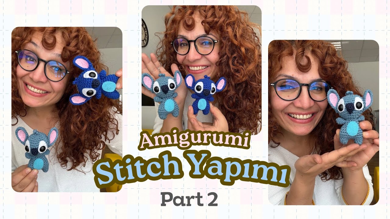 Stitch Amigurumi Yapımı | Amigurumi Stitch Tarifi | #diy Part 2