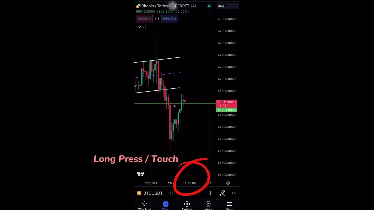 How to change Time Zone in Tradingview Mobile App
