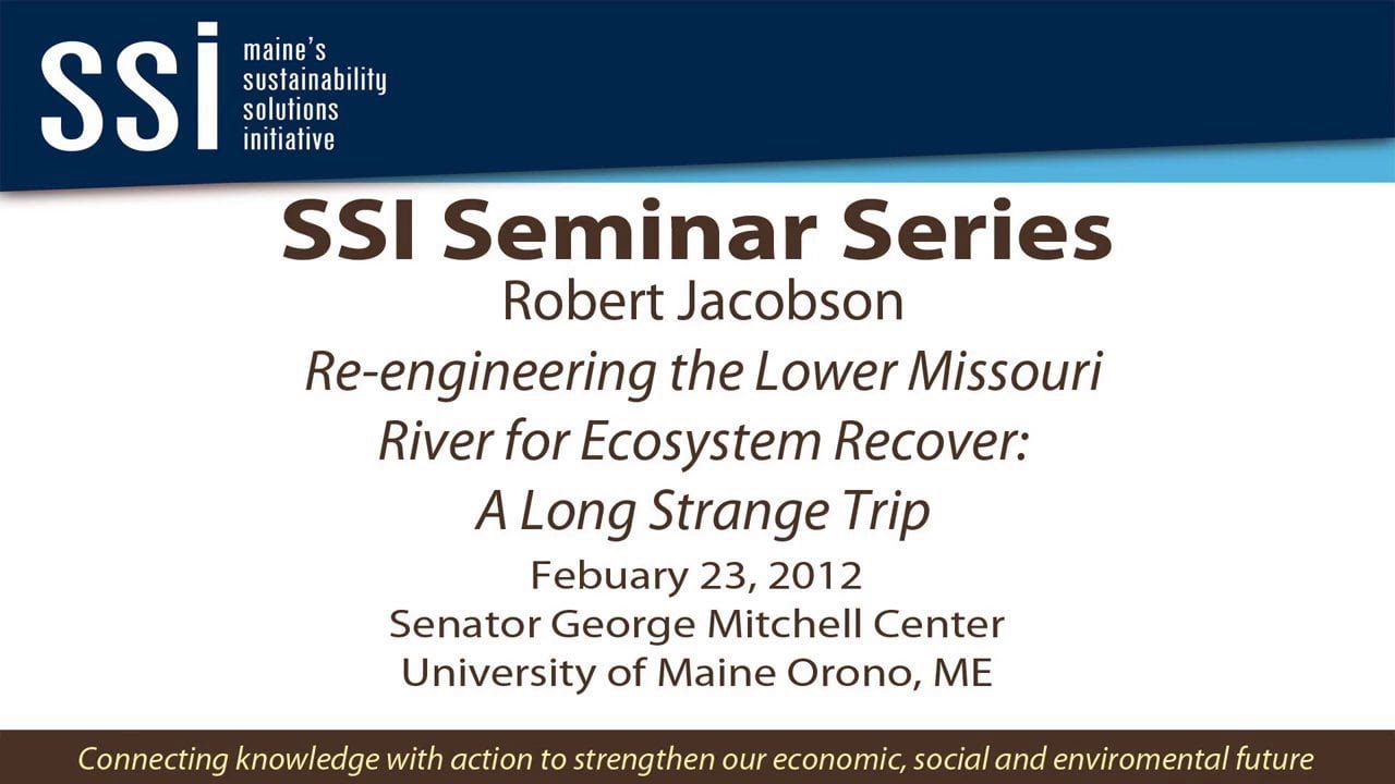 Robert Jacobson, SSI Seminar Series, Mitchell Center, 2/23/2012 (afternoon talk)